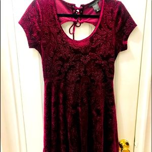 Midnight Hour Sugar Skull Velvet Dress XL